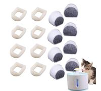 Holdes Pet Water Fountain Filter, Replacement Activated Carbon Cotton Filters - Pet Safe Sponges Foam for Fresh Flowing Water, Long-Lasting Cleanliness Pet Water Dispenser Filter