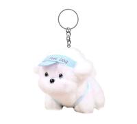 Holdes Plush Animal Toy for Dogs with Keychain, Plush Animals Keychain for Dog, Plush Dog Keychain, Plush Dog Toy Plush Dog Keychain, Plush Dog Keychain, Blue, Se référer au descriptif