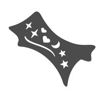 Holdes Silicone Eyeliner Tool Helper, Winged Eyeliner Tool - Soft Precision Eyeliner Tool | Contour Eye Liners Guide Reusable Cleaning Wipes for Women