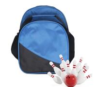 Holdes Single Ball Bowling Bag - Bowling Ball Carrying Pouch | Bowling Bag Holds 1 Bowling Ball, One Pair of Shoes Up to Size 10 for Men and
