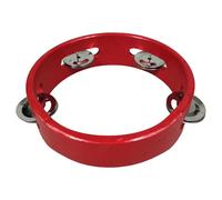 Holdes Tambourine for Children's Party Favours, Tambourine Ring, Hand-Held Tambourine Ring, 6 Inch Educational Hand Instrument Tambourine, Metal Clamps for Children from 3 Years