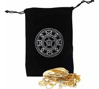 Holdes Tarot Bags Pouches, Mysterious Tarot Card Storage Bag | Tarot Card Pouch with Drawstring for Playing Cards Rider Waite Tarot Deck Oracle Cards