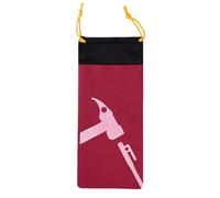 Holdes Tent Stake Storage Bag, Ground Nail Storage Bag, Waterproof Bag Camping, 600D Oxford Heavy Duty Pocket Camping, Foldable Ground Spike Storage Bag, Tent Stacking Bag for, wine red, see