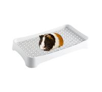 Holdes Toilet | Toilet Square Cage Box for Rabbits | Pet Pan Toilet Bunny Box, Pan Tray for Adult Guinea Pigs, Hamster, Small Animals