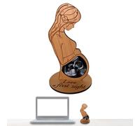 Holdes Ultrasound Picture Frames,Wood Ultrasound Frame Stand - Ultrasound Frame Stand for Mother's Day,