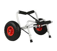 Holdfiturn 100Kg Foldable Kayak Trolley Cart Aluminum Alloy