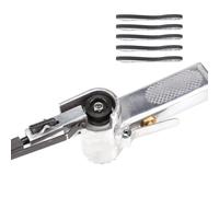 Holdfiturn Air Belt Sander - 16000RPM Pneumatic Sander, 10 x 330mm Belt, 1/4" Finger File, Sanding & Buffing, Assorted Vehicle Pneumatic Tools for Wood, Iron, Aluminium, Metal
