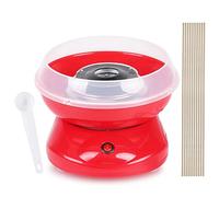 Holdfiturn Candy Floss Machine Professional Automatic Candy Floss Maker Machine Round Cotton Sugar Machine Kit for Birthday Parties Children's Day Christmas Day and Wedding Party (Red)