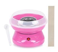 Holdfiturn Candy Floss Machine Professional Automatic Candy Floss Maker Machine Round Cotton Sugar Machine Kit for Birthday Parties Children's Day Christmas Day and Wedding Party (Pink)