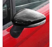 Holdfiturn Gloss Black Rear View Wing Mirror Cover Cap Replacement for Fiesta MK7 2008-2017(Left