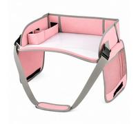 Holdfiturn Kids Travel Tray Car Seat Lap Desk with Tablet Holder, Portable Activity Tray for Airplane Car Road Trip, Travel Essentials with Erasable Surface Travel Desk Essential Accessories
