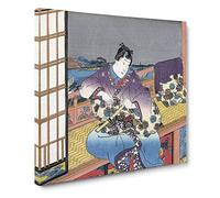 Holding a Flute by Utagawa Kuniteru Canvas Print | Gallery Wrapped 30mm Frame Wall Art | 20x20 inches | Ready to Hang | Asian Picture | Living Room Bedroom Lounge Office