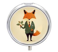 Holding A Leaf Pill Case Pill Box with 3 Compartments