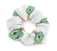 Holding An Envelope Hair Scrunchies for Women No Damage, Soft Elastic Hair Ties with Fashionable Printed Patterns, Satin Scrunchy Hairbands for Ponytail, Bun, Workout & Sleep