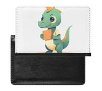 Holding An Envelope Passport Holder with 3 Card Slots, Portable PU Leather Travel Wallet, Slim Protective Cover for Passport, ID, Credit Cards