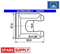 HOLDING BRACKET, BRAKE HOSE ATE 24.5004-0003.1