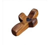 Holding Cross Wooden Handmade Small Cross Olive Wood Handcrafted Crucifix for Hand Held Mini Pocket Palm in Pouch Religious Christian Prayer Keepsake Men Women (1 black)