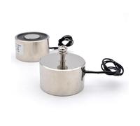 Holding Electric Magnet, D50mm*H30mm, Lifting 60KG/600N, Solenoid Sucker Electromagnet, DC 6V 12V 24V(6V)