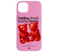 Holding Hands Holding Hearts - Red Gummy Bear Couple Design Case for iPhone 14 Plus
