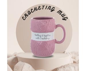 Holding It Together With Crotcheting Novelty Mug | Funny Crochet Themed Gift