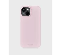holdit Silicone Case iPhone 14/13 0.8 mm Ultra Thin Mobile Phone Case Silicone - Trendy Slim Silicone Case with Full Protection (Raised Edge for Camera Protection) - Pale Pink