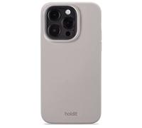 holdit Silicone Case iPhone 14 Pro - 0.8 mm Ultra Thin Mobile Phone Case Silicone - Trendy Slim Silicone Case with Full Protection (Raised Edge for Camera Protection) - Taupe