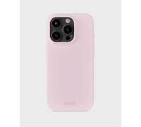 holdit Silicone Case iPhone 16 Pro 0.8 mm Ultra Thin Mobile Phone Case Silicone - Trendy Slim Silicone Case with Full Protection (Raised Edge for Camera Protection) - Pale Pink
