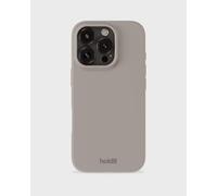 holdit Silicone Case iPhone 16 Pro - 0.8 mm Ultra Thin Mobile Phone Case Silicone - Trendy Slim Silicone Case with Full Protection (Raised Edge for Camera Protection) - Taupe