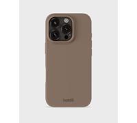 holdit Silicone Case iPhone 16 Pro - 0.8 mm Ultra Thin Mobile Phone Case Silicone - Trendy Slim Silicone Case with Full Protection (Raised Edge for Camera Protection) - Mocha Brown
