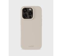 holdit Silicone Case iPhone 16 Pro - 0.8 mm Ultra Thin Mobile Phone Case - Trendy Slim Silicone Case with Full Protection (Raised Edge for Camera Protection) - Light Beige