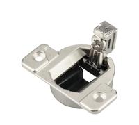 Holdly Classic Silver Metal Cabinet Hinges, 110 Degree Screw-in Self-Closing Compact 33, 8 Pieces, Replacement for Blum 110 Degree Hinges