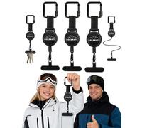 Holdmate Pro for Skiing, Never Drop Phone Again - No Stress Lift or in the Slopes Secure It in Any Situation, Retractable 2ft & Slim Lightweight Go Skiing Cycling Hiking Fishing or Coaster (3PCS)