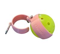 HoldMyBallz Pickleball Holder - Ultimate Pickleball Gift | Durable Carabiner for Attaching Pickleballs to Pickleball Bags, Pickleball Nets, or Fences | 2-Pack | Pickleballs Not Included (Pink)