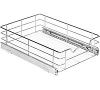 HOLDN’ STORAGE Pull Out Cabinet Organizers - 5” High Slide Pull Out Drawers for Kitchen Cabinets - Heavy Duty-with 5 Year Limited Warranty - Basket Size 14" W x 21" D x 5" H