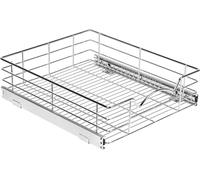 HOLDN’ STORAGE Pull Out Cabinet Organizers - 5” High Slide Pull Out Drawers for Kitchen Cabinets - Heavy Duty-with 5 Year Limited Warranty - Basket Size 17" W x 21" D x 5" H
