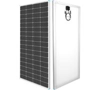 Holdonelight 200 Watt Solar Panel, 25% High-Efficiency 12V/24V Monocrystalline PV Module Half-Cut Technology for RV Rooftop Caravan Cabin Farm Off-Grid Applications, Single Panel