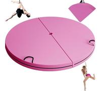 HoldOneLight Dance Pole Mat 120cm Diameter 10cm Thick, Shock-Absorbing Safety Crash Mat for Pole Dancing, Yoga, Gymnastics & Home Fitness