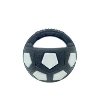 HoldOneLight Durable Squeaky Ball Dog Toy, Interactive Fetch Toy for Outdoor Training, Floating Chew Ball for Aggressive Chewers, Tough Play Balls for Medium Large Breed Dogs (Black+White)