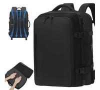 HoldOneLight Expandable Vacuum Compression Travel Backpack - Vacpack | Water Resistant |45-65L Capacity | Fits 17.5" Laptop | Ideal for Travel, Camping & Commuting (without Air Pump-B)