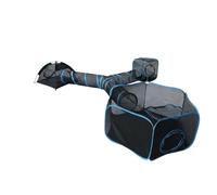 HoldOneLight Indoor & Outdoor Mega Kit Cat Furniture with Claw Surface, Black Cat Sleeper and Outdoor Kennel for Daily Pet Use
