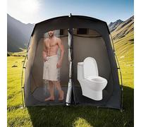 HoldOneLight Marasusa II 2 Person Shower Tent, Classic Style, Camping & Hiking, Showering