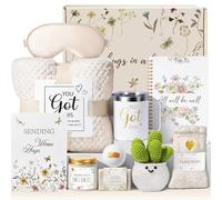 HoldOneLight Spa Gift Set for Women, Self Care Package for Mum, Birthday & Mother’s Day Pamper Kit, Thinking of You Get Well Soon Gift for Friend Sister