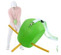 HoldOneLight Upgraded Golf Swing Training Aid with Neck Lanyard - Alignment Rod Head Golf Training Ball for Proper Swing Mechanics