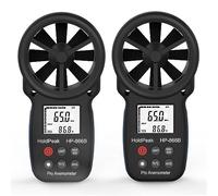 Holdpeak 866B*2 Digital Anemometer Handheld LCD Wind Speed Meter for Measuring Wind Speed, Temperature/Wind Chill with Backlight and Max/Min