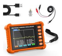 HoldPeak Mini Handheld Digital Oscilloscope - 250kHz Bandwidth, 2.5 MSa/s Sampling, 2.8” LCD, Auto/Normal/Single Trigger, ±40V (X1 Input), Portable Pocket Scope for Electronics Repair & Education