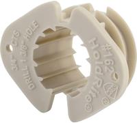 HoldRite 3/4 Inch Thru Stud Isolation Clamp, 10 Pack, Pipe Support, PEX, Copper, CPVC, 162Z10