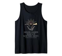 Holds Hands When It Matters Most Hospice Nurse Grandma Tee Tank Top