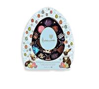 Holdsworth Chocolates Gift Box - Easter Chocolate Egg Shaped Gift Box 160g. Vegetarian Easter Hamper of Luxury Chocolates, Pralines & Truffles Covered in Milk & Dark Chocolate.
