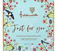 Holdsworth Chocolates Gift Box - 'Just For You' Chocolate Selection Box with Handmade Truffles & Assorted Milk, Dark & White Chocolates - Occasions 110g Valentines Gifts for Her & Him