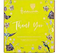 Holdsworth Chocolates Gift Box - Thank You Chocolate Gift Assortment with Milk, White & Dark Chocolate Truffles, Pralines, Creams & Caramels. Thank You Gift Chocolates for Women & Men 110g